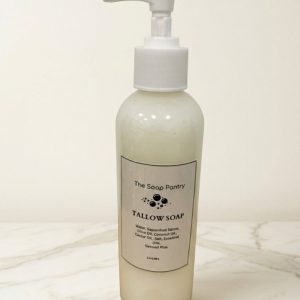 Tallow liquid soap